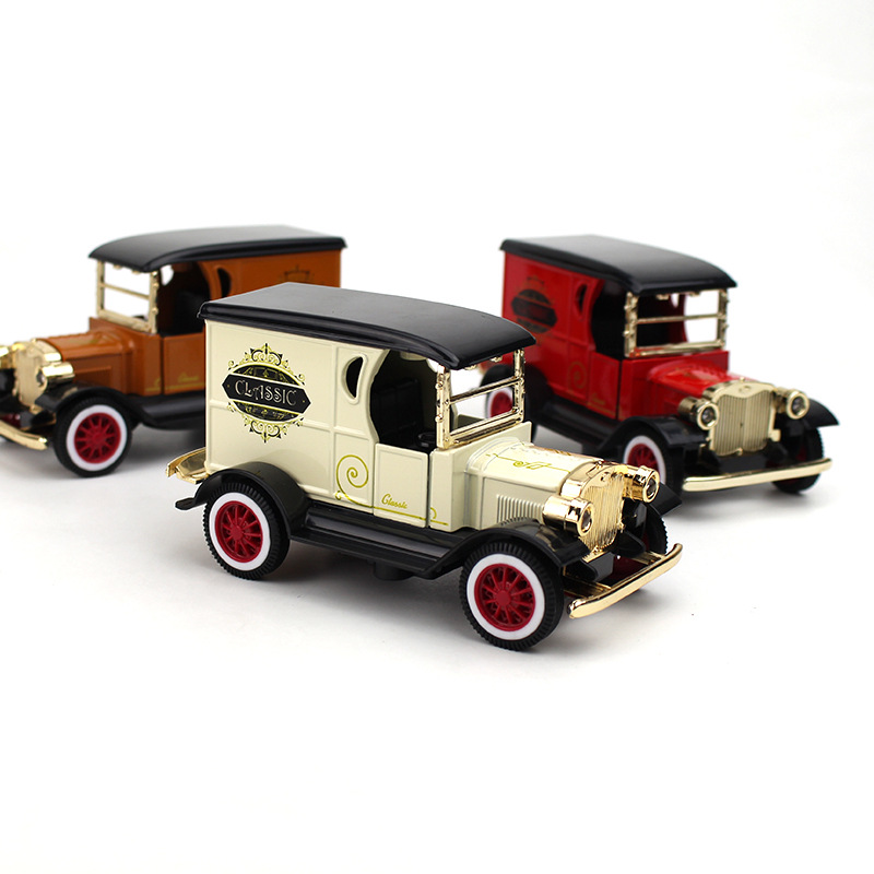 Vintage And Collectible Toys - 1ชิ้นโมเดลรถยนต์อัลลอยด์ย้อนยุครูปรถสไตล์วินเทจรถโลหะฟอร์ดของขวัญสำหรับเด็กผู้ชายของสะสม