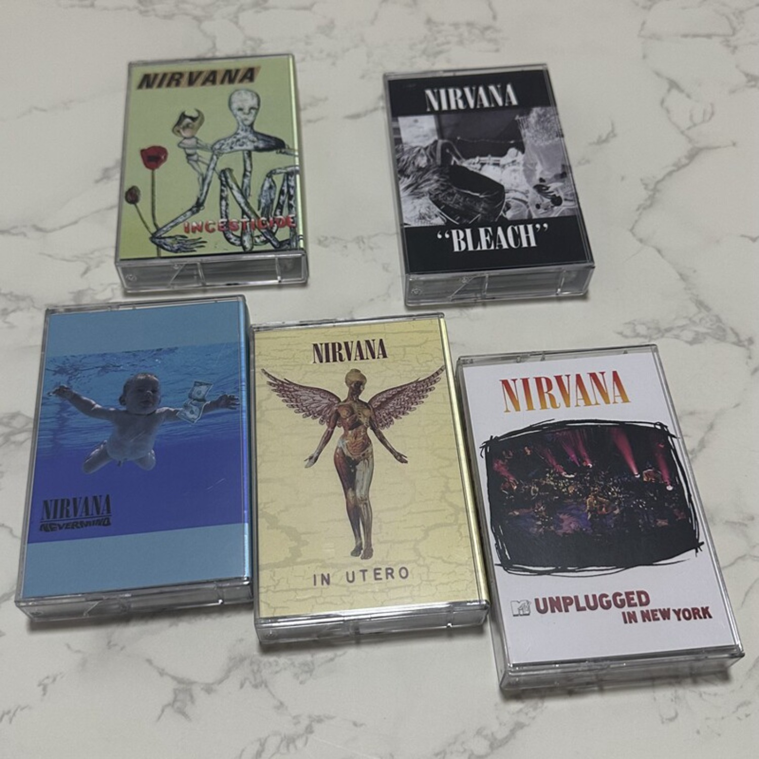 Vintage Collectibles - คอลเลกชันอัลบั้มครบชุด เทปคาสเซ็ต ร็อกแนวอัลเทอร์เนทีฟ วินเทจ เสียงอนาล็อก ของสะสมสำหรับแฟนๆ