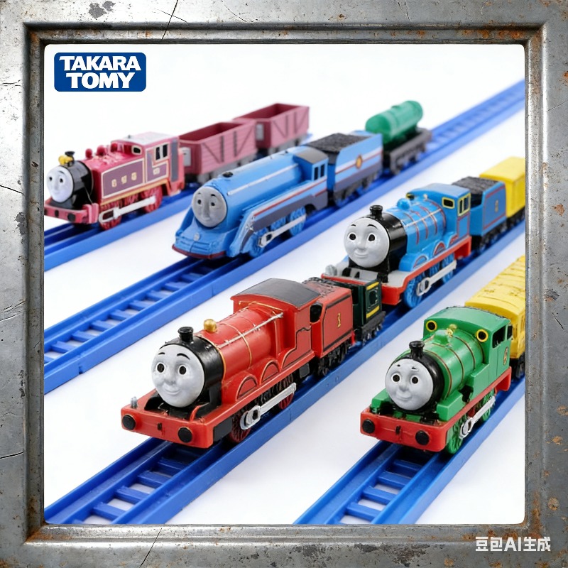 Vintage Collectible Toy Cars - รถไฟของเล่นไฟฟ้า TOMICA Plurileaf รุ่น Thomas Henry