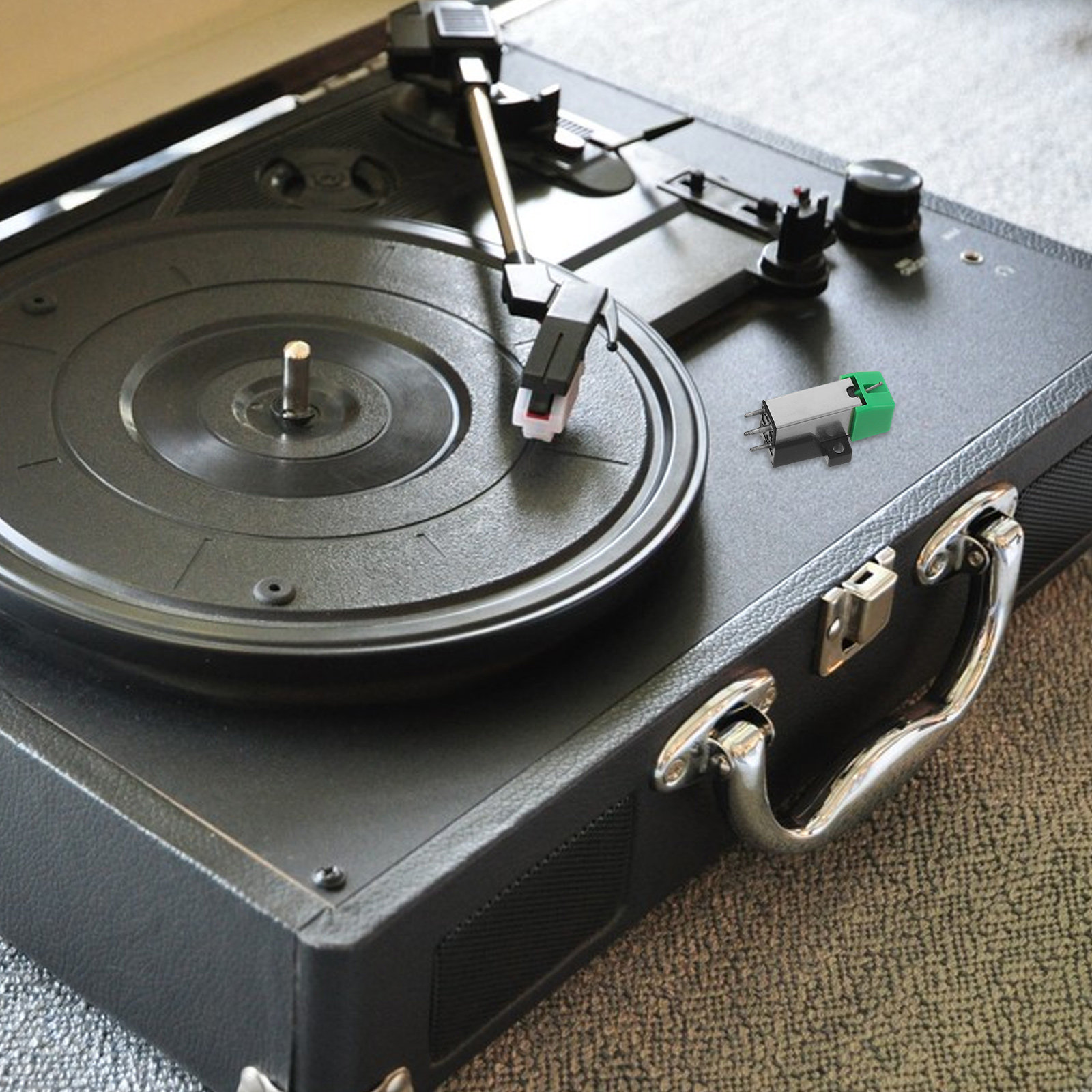 Record Player Needle - หัวเข็มสเตอริโอสำหรับเครื่องเล่นแผ่นเสียง แบบแม่เหล็ก เปลี่ยนง่าย ใช้ได้กับ AT3600L