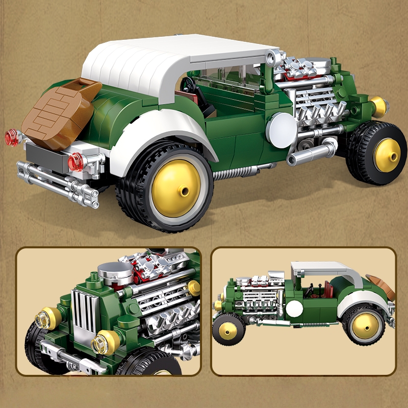 ชุดตัวต่อรถย้อนยุคสไตล์วินเทจ  - Vintage Collectible Toy Cars บทวิจารณ์และราคา