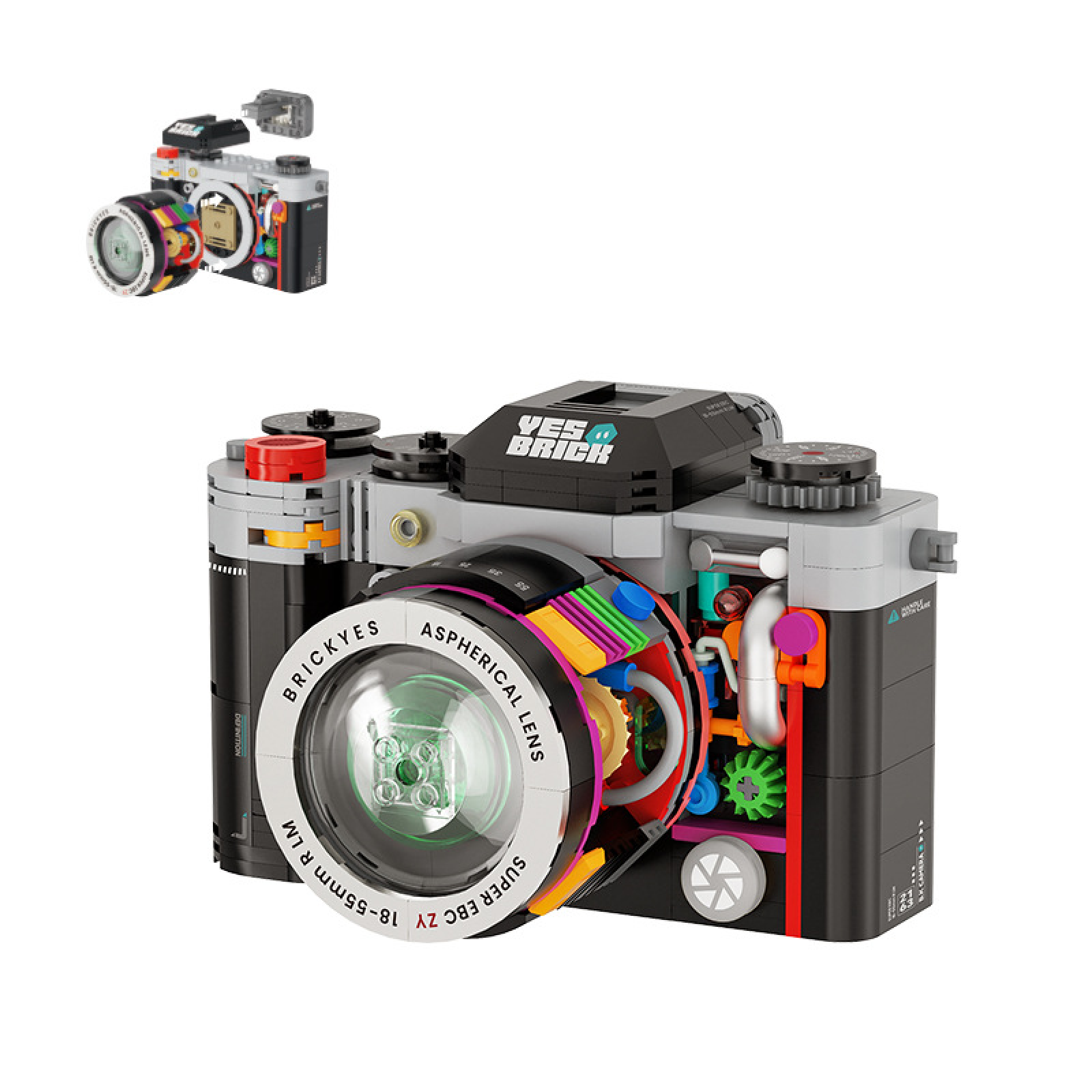 ชุดบล็อกตัวต่อแบบจำลองกล้องถ่า - Collectible Vintage Cameras บทวิจารณ์และราคา
