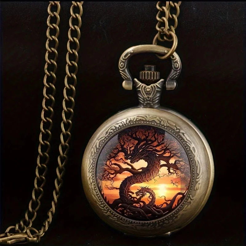 นาฬิกาพกสไตล์วินเทจลายผสมแบบสุ - Vintage Collectibles บทวิจารณ์และราคา