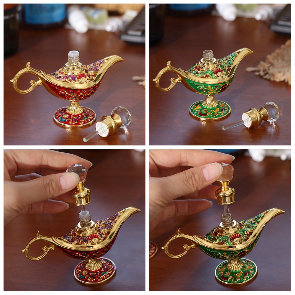 ขวดรีฟิลวินเทจสวยงามสไตล์อาหรั - Vintage Collectible Bottles บทวิจารณ์และราคา