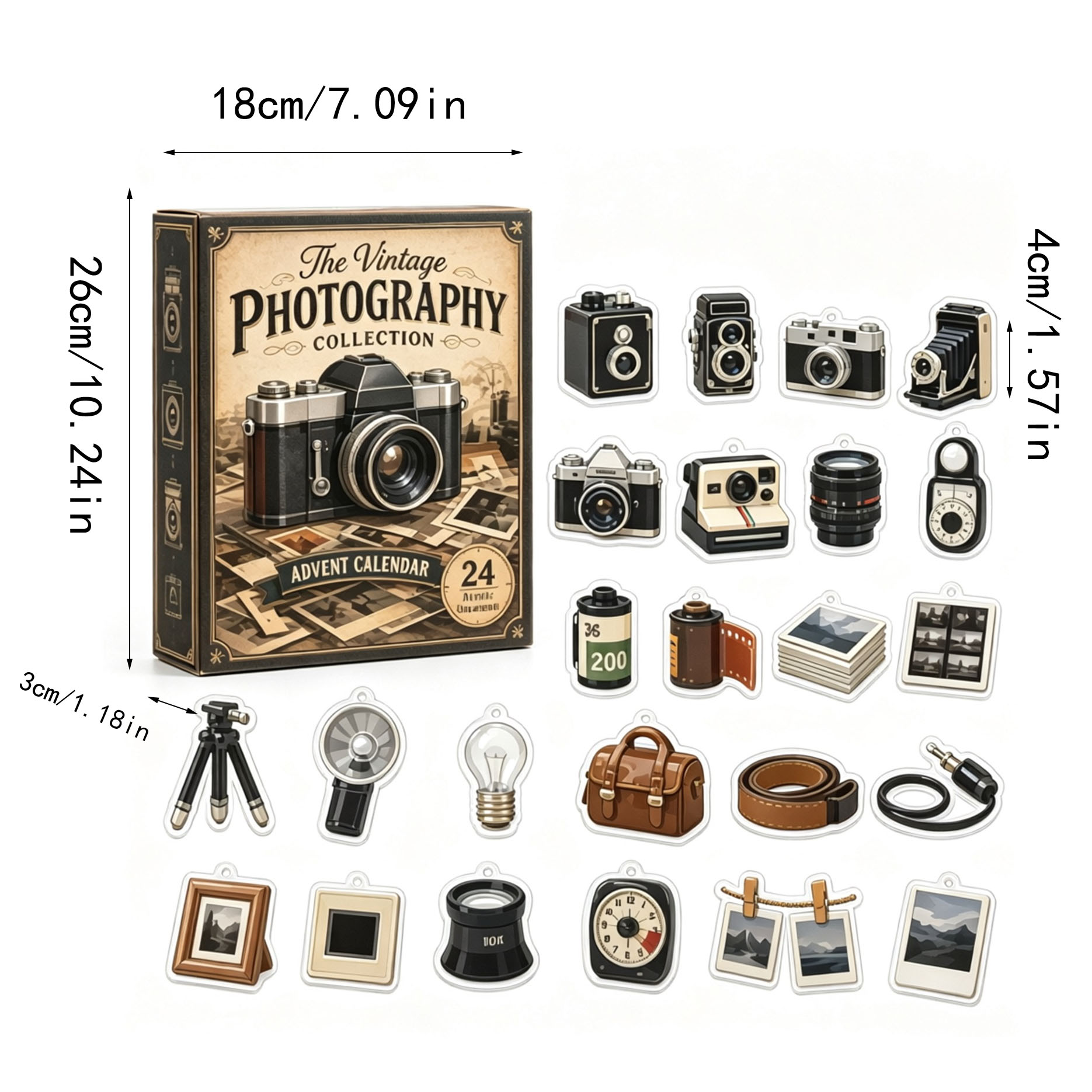 ปฏิทินจุติคอลเลกชันภาพถ่ายวินเ - Collectible Vintage Cameras บทวิจารณ์และราคา
