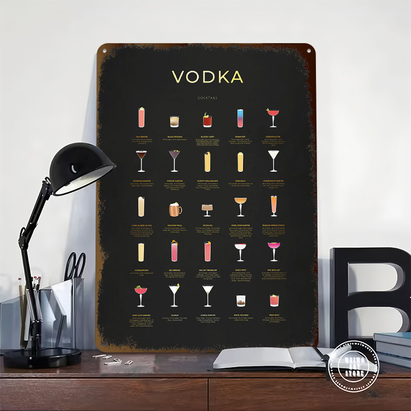 คอลเลกชันค็อกเทลวอดก้า โปสเตอร - Vintage Items Collection บทวิจารณ์และราคา